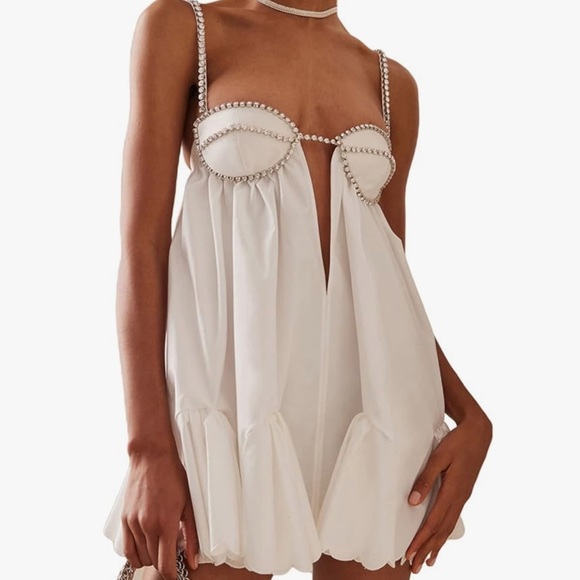 Never worn white bachelorette dress - Picture 3 of 9